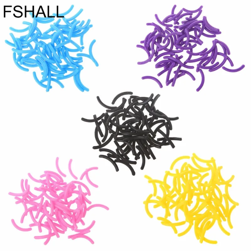 

6PCS Women Girls Refill Silicone Pads Make Up Tool Silica gel Mini Eyelash Replacement Strip High quality Eyelash Curler