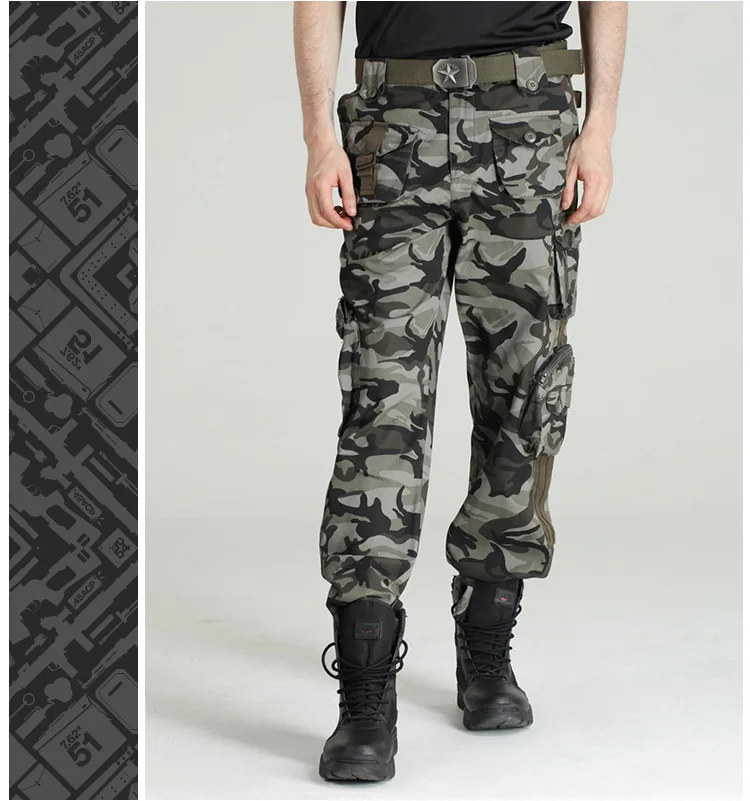 Новые мужские тактические брюки летние военные тактические брюки повседневные свободные брюки с несколькими карманами