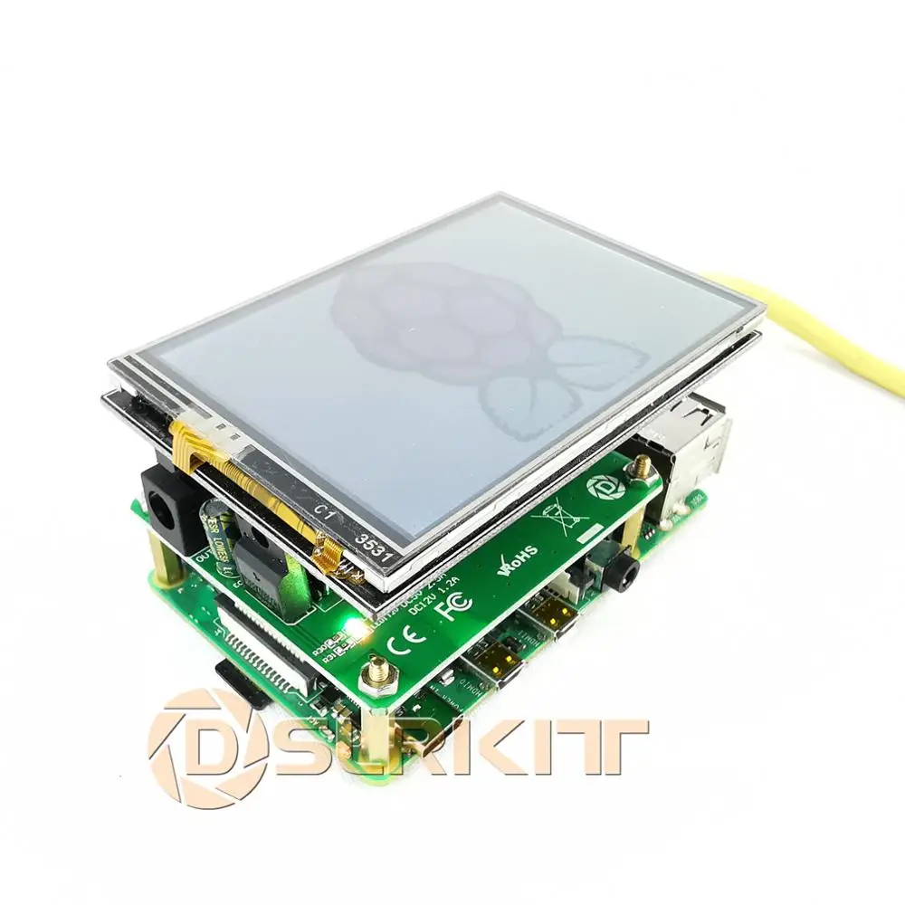 DSLRKIT 5V 12V PoE HAT Raspberry Pi 4 4B 3B + Plus 3.5in жесткий диск LED 26 Вт|Аксессуары для