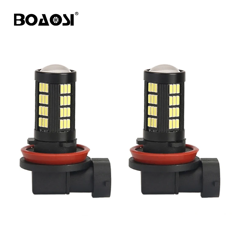 2шт H11 H8 9006 4014 66smd автомобильный противотуманный светильник s светодиодный для