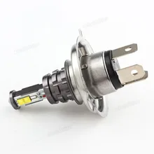 2шт 20 Вт H4 светодиодный фонарь XTE автомобильный противотуманный светильник DC 12 В 24 в 360 градусов 720lm белый головной светильник 6000K противотуманная фара