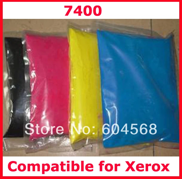 High quality color toner powder compatible for Xerox phaser 7400/c7400  Free Shipping