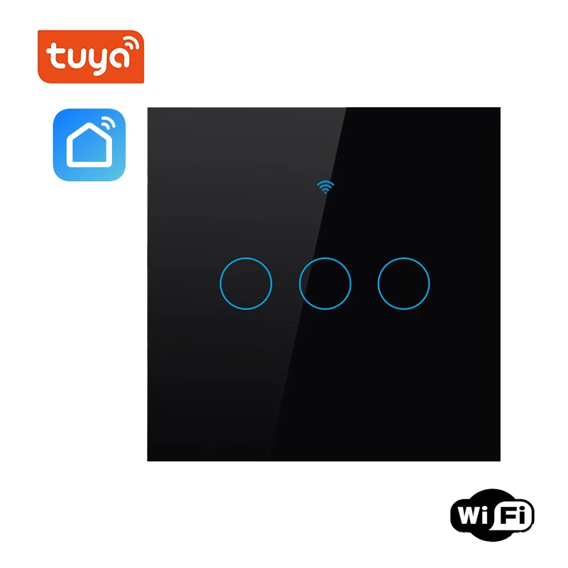 Настенный сенсорный светильник Eruiklink Tuya Smart Life app EU/UK 1 2 3 банды переключатель smart WiFi