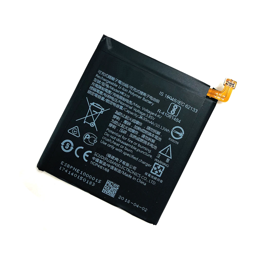 

2630mAh 10.13Wh HE319 Phone Replacement Battery For Nokia 3 TA-1020 1038 1028 1032 Batteries
