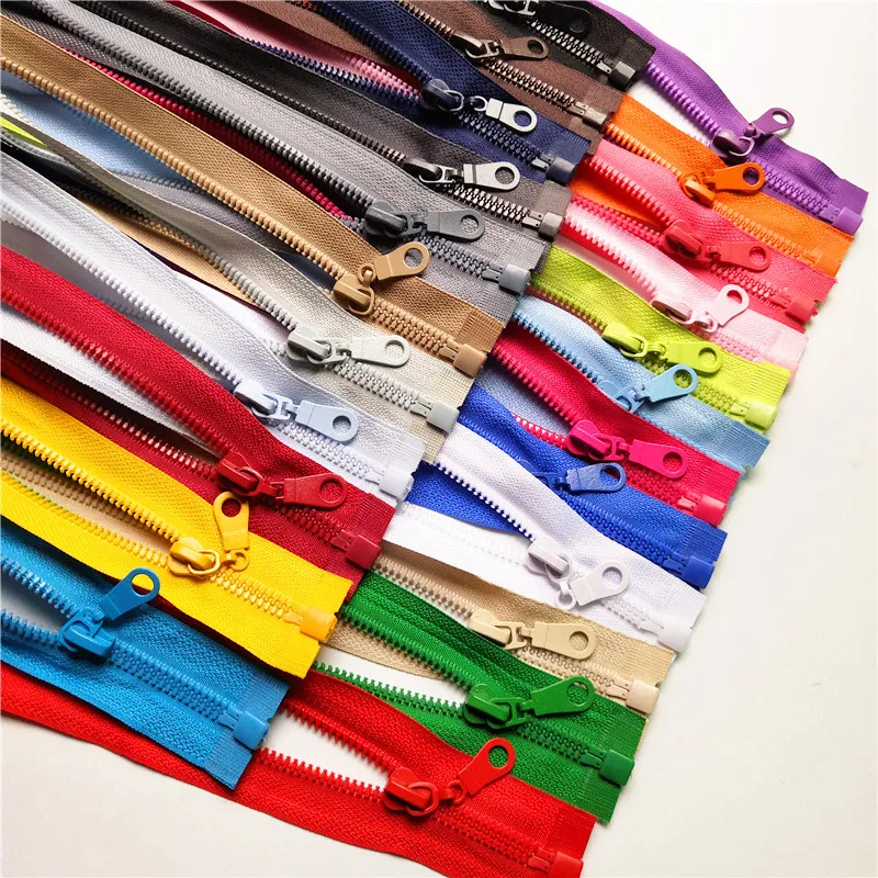 Resin Clothing Accessories Resin Jacket Zipper Jackets 1pcs 70cm Open End Zipper 5