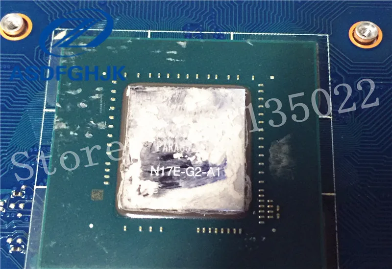awesome  Laptop Motherboard FOR HP 17 Motherboard DAG38DMBCC0 REV: C SR2FQ I7-6700HQ Non-Integrated N17E-G2-