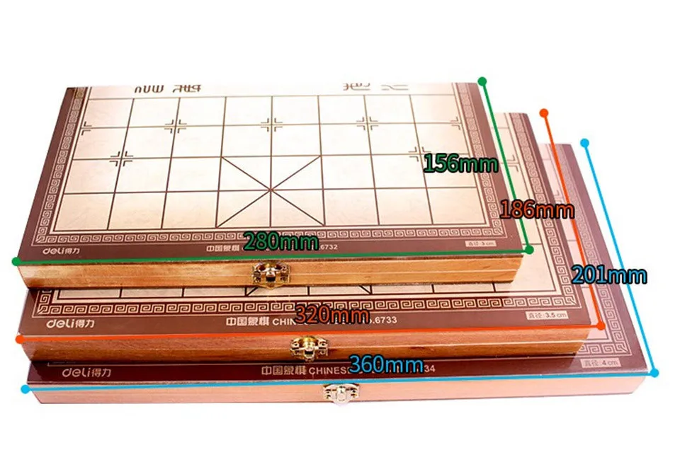 BSTFAMLY китайские шахматы Xiang Qi Size3-4 деревянная коробка и шт Складные чековые доски 32 шт./компл. без магнитной игры-головоломки Детский подарок C10