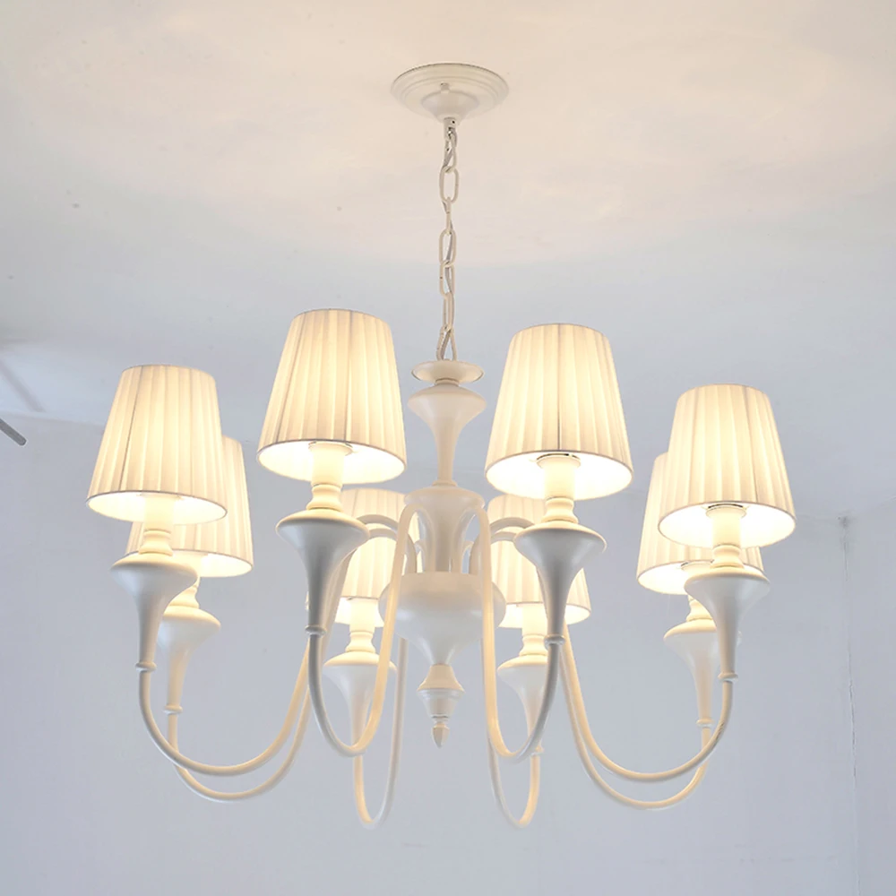 

LED Modern Dining Room Iron Chandeliers 110-220v Design Home Lighting Chandelier E14 Chandelier for The Living Room Luminarias