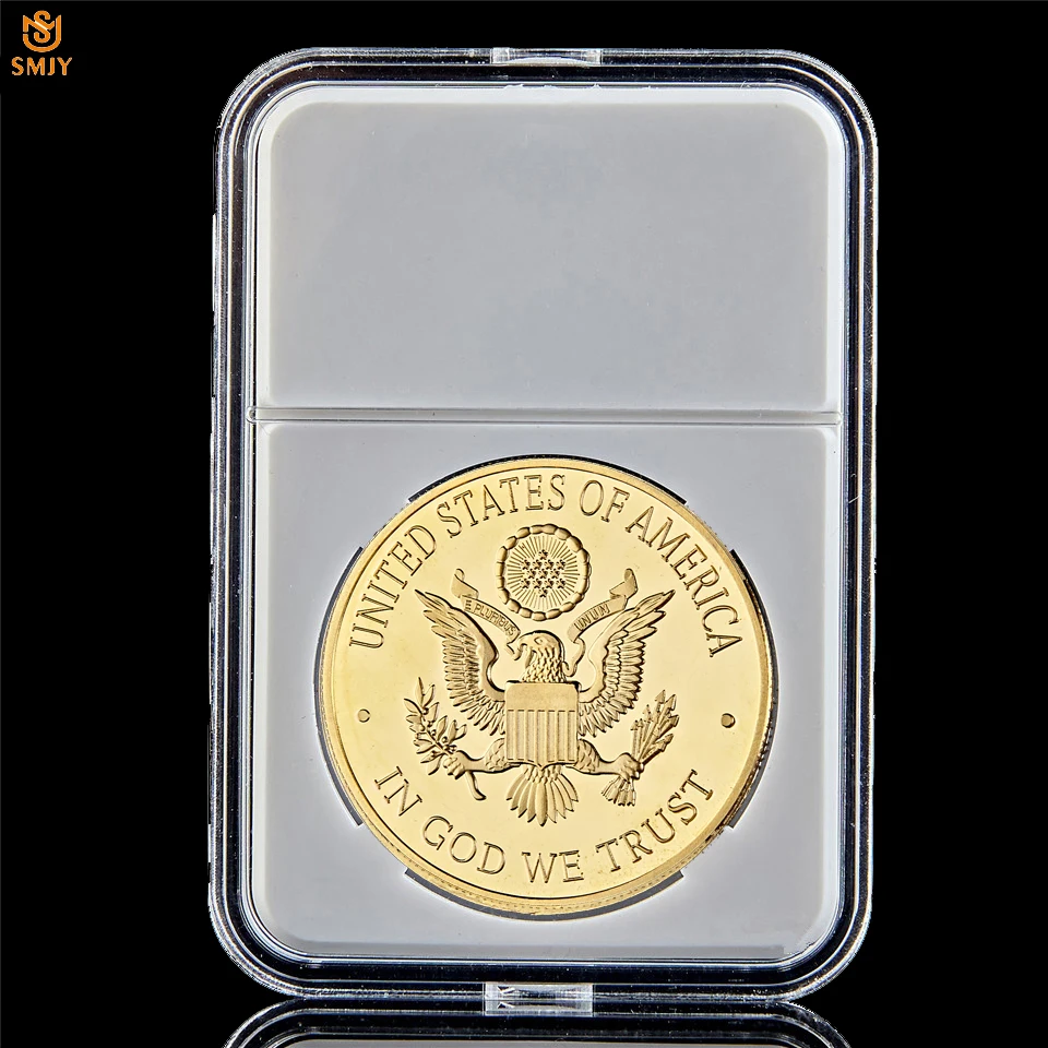 Коллекционная монета 2007 капитала США Вашингтон мегаполис проекция золота