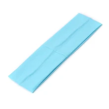 Спорт Эластичный широкая лента для волос смесь из хлопка упражнения йоги Для женщин повязка от пота на голову