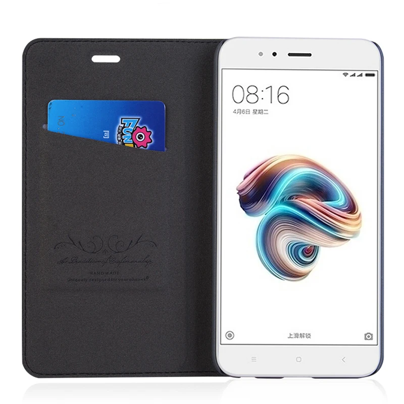 Кожаный флип чехол для телефона Xiaomi Mi 5 5S 5X 5C Plus кошелек 6 6X 8 SE Lite Capa Max 2 3 Redmi coque