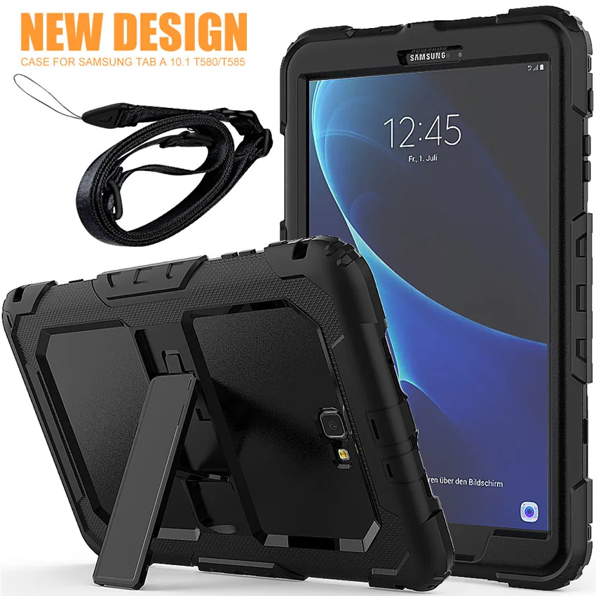 Чехол для Samsung Galaxy Tab A 10 1 T580 T585 противоударный сверхпрочный силиконовый +