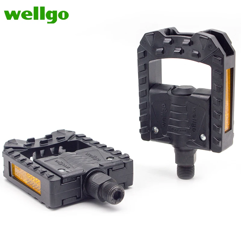 Best Wellgo Folding Bicycle Pedals MTB Mountain BMX bicycle parts with Reflector Antislip F178