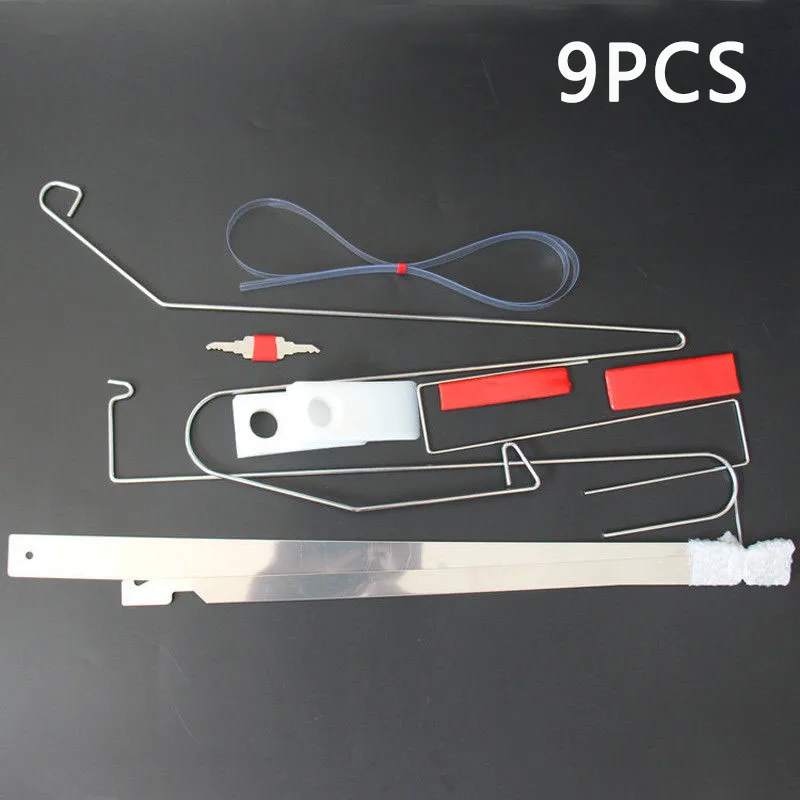 Universal Car Door Key Lost Lock Out Emergency Open Unlock Tool+Air