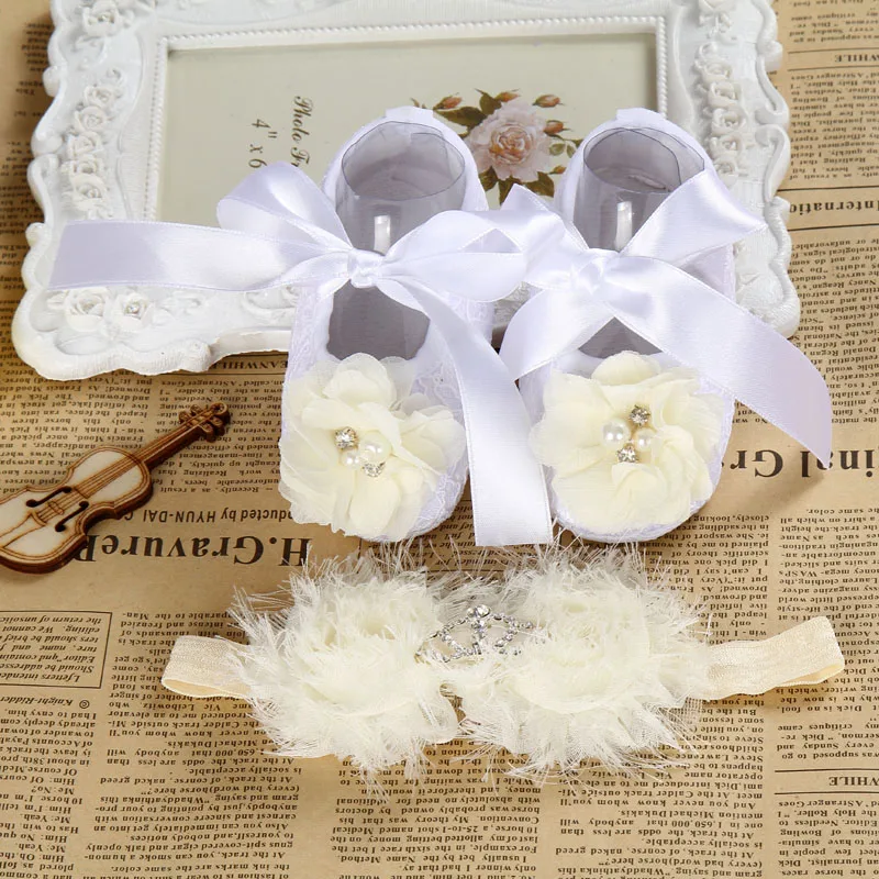 Baby pearl Crown Christening baptism toddler girl shoes Baby pearl Crown Christening baptism toddler girl shoes