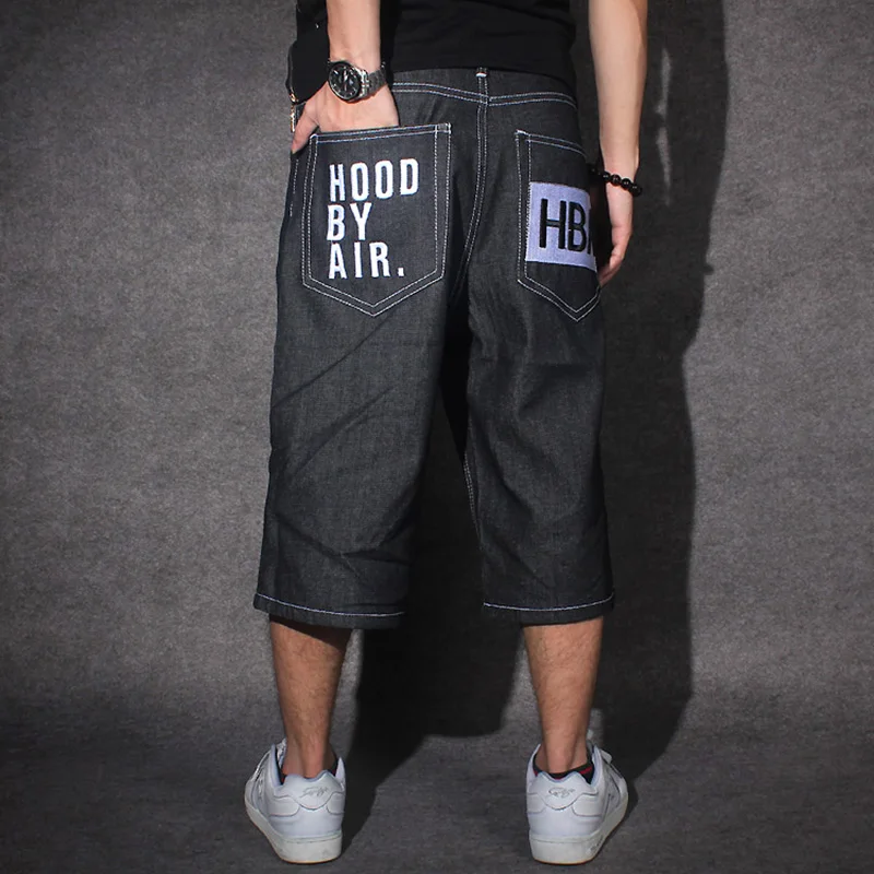 

Fashion Embroidery Loose Leisure Hip-Hop Jeans Men's Europe the United States Young Skateboards Breeches Denim Pants Plus Size