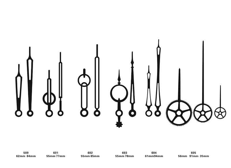100 наборы для ухода за кожей DIY часы запчасти классический подвесные настенные часы руки Металл иглы Ремонт Замена необходимые инструменты указатель