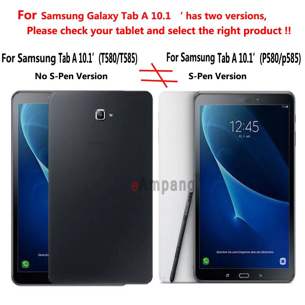 Кожаный чехол для samsung Galaxy Tab A A6 10,1 2016 SM-T580 SM-T585 высокое качество чехол для samsung T580 T580N T585 T585N