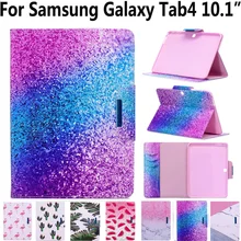 Чехол для планшета samsung Galaxy Tab4 Tab 4 10,1 T530 T535 T531 из искусственной кожи, Магнитный умный чехол для samsung Tab 4 10,1 с ручкой