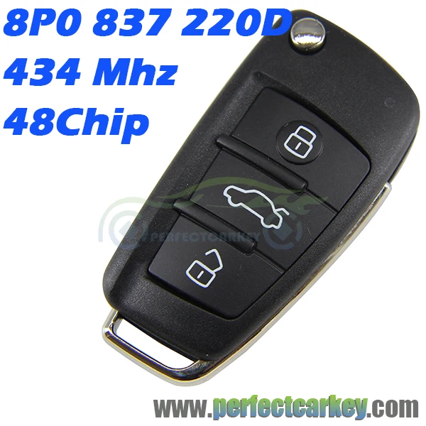 Prix pour 8P0 837 220D 434 Mhz 48 puce HU66 Rainure contrôle de clé de voiture floding clés auto flip clé à distance 8P0837220D pour Audi A3 TT Prix pour 8P0 837 220D 434 Mhz 48 puce HU66 Rainure contrôle de clé de voiture floding clés auto flip clé à distance 8P0837220D pour Audi A3 TT