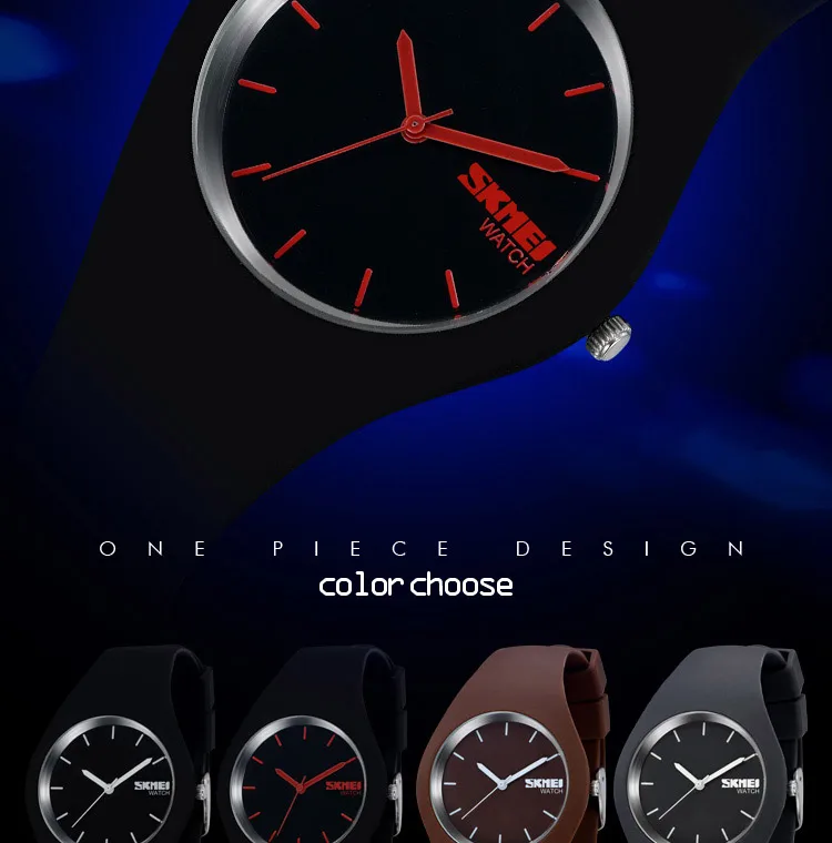 SKMEI модные повседневные кварцевые часы для женщин и мужчин часы Montre Femme Reloj Mujer силиконовый ремешок водонепроницаемые спортивные наручные часы 9068
