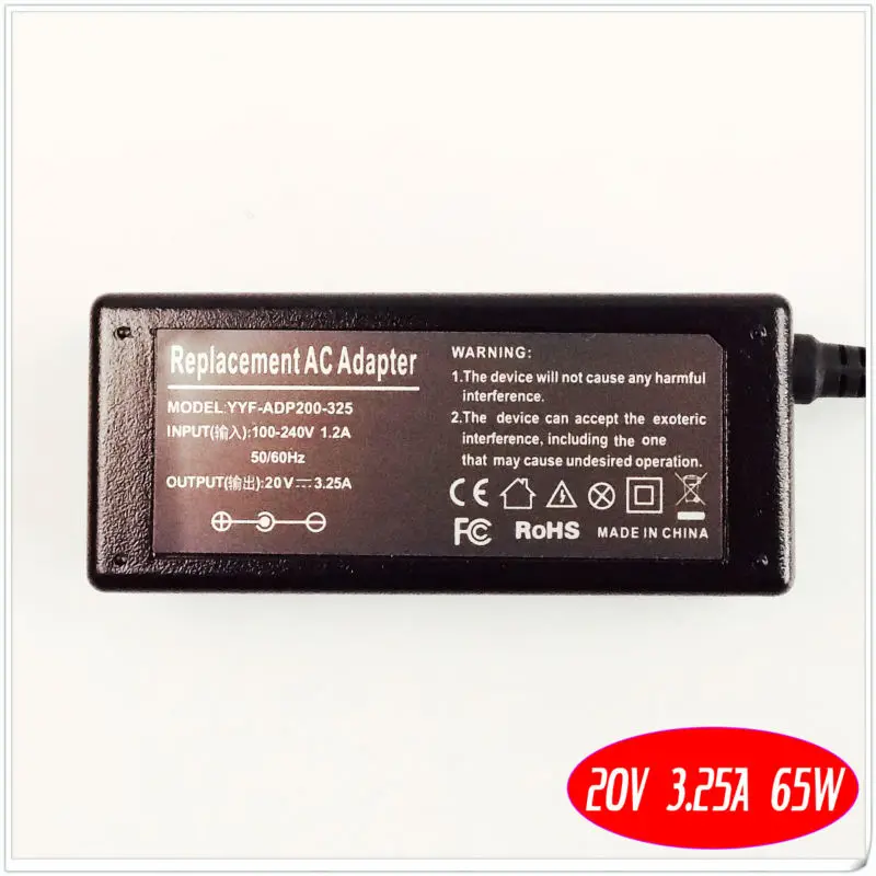 Для lenovo PA-1650-56LC ADP-65KH B 57Y6400 36001651 ноутбук Батарея Зарядное устройство/адаптер переменного тока 20V 3.25A 65W