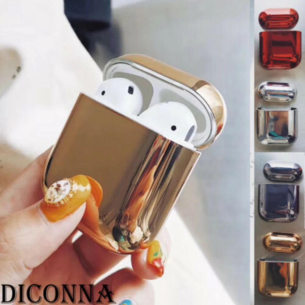 

New Shockproof Protective Case Cover For iPhone Earphone For AirPods 1-2 Headset Colorful Storage Box