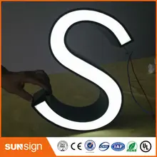 Фирменный магазин Передняя светодиодная подсветка логотип вывеска высокий световой Frontlit акриловый знак логотип