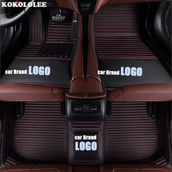 

kokololee car floor mat for JEELY LOGO JEELY EC8 EC7 CORSS SC7 GX7 GX2 GC7 SC6 SX7 GS GL Floor Mats car-styling