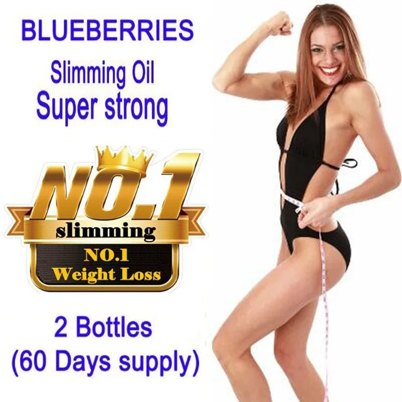 2 Bottles blueberry slimming cellulite slimming Blueberry extract diet weight loss Super strong