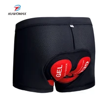 Kuwomax ciclismo jérsei men mountain mtb shorts pro 5d gel almofada à prova de choque ciclismo underpant para 9d gel bicicleta roupa interior