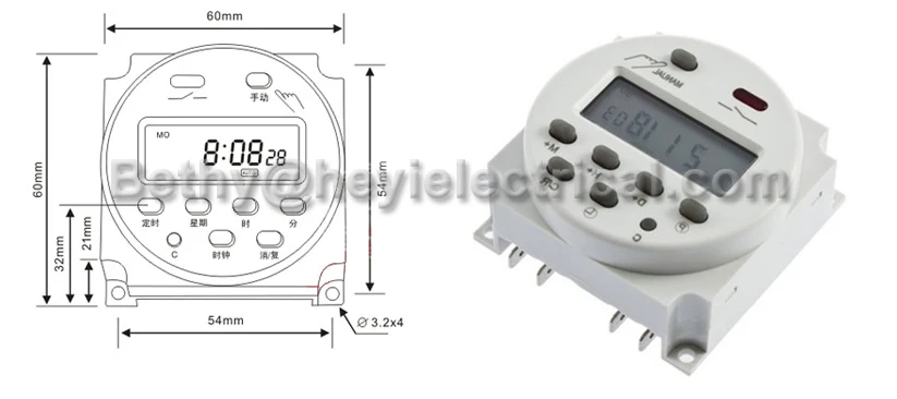 digital timer switch CN101 Time relay 7.jpg