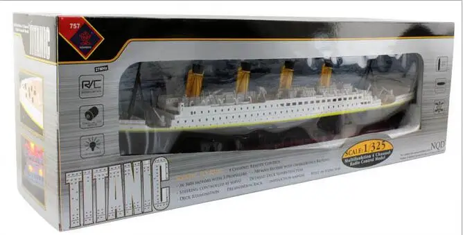 titanic de juguete a control remoto