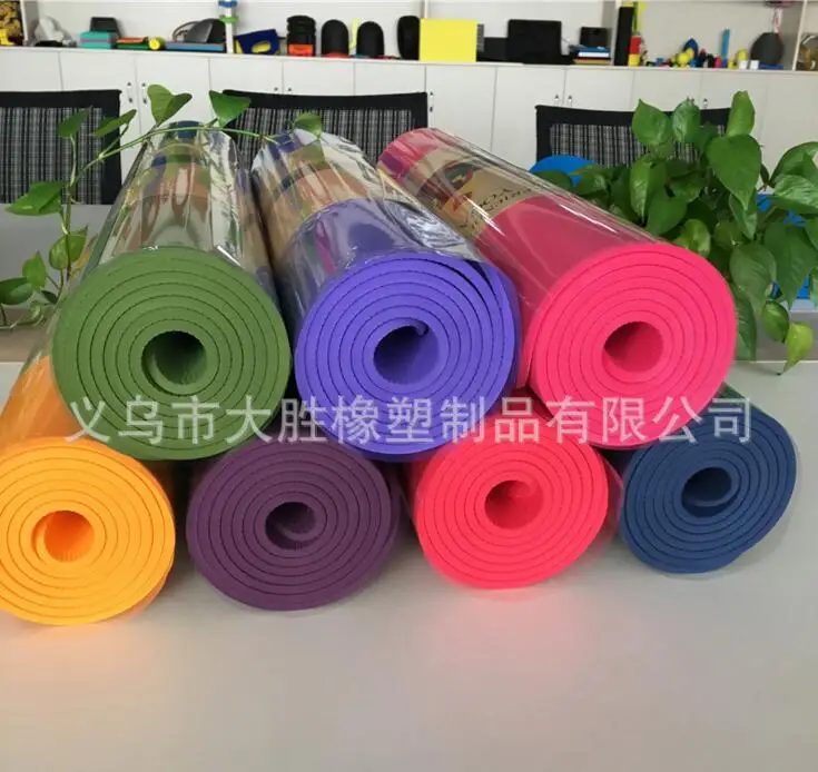 12pcs/lot Eco-friendly TPE yoga mat'sThick Exercise Fitness Physio