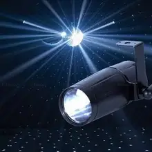 DHL Горячая DJ светильник 3 Вт Светодиодный точечный светильник s красный, зеленый, синий, белый лунный цветок лампа сценический светильник DJ светильник ing