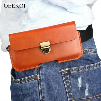 

OEEKOI PU Leather Belt Clip Pouch Cover Case for Qumo Quest 601 6 Inch