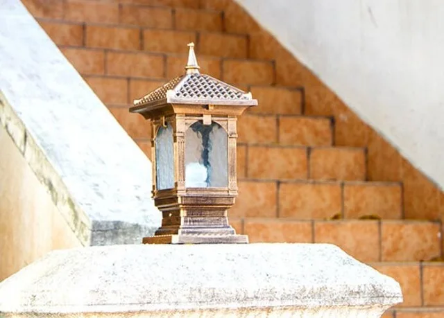 Настенный светильник для наружного лампы фар двери площади Европейский стиль вилла сад свет courtyard FG202 - Цвет: Bronze