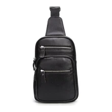 Модная мужская нагрудная сумка из кожи личи, замша, яловая кожа, нагрудная сумка, Повседневная сумка-мессенджер, сумка через плечо
