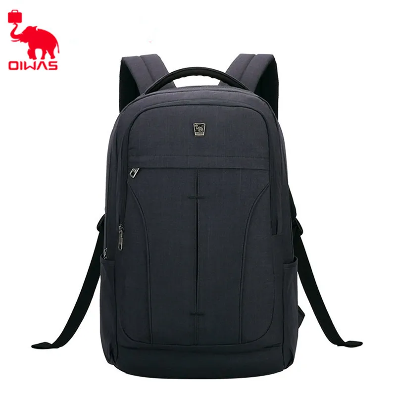 

Oiwas Comfortable Leisure Travel 14 inch Laptop Portable Backpack Business Double Shoulder Bags Gift Black Men Bags School