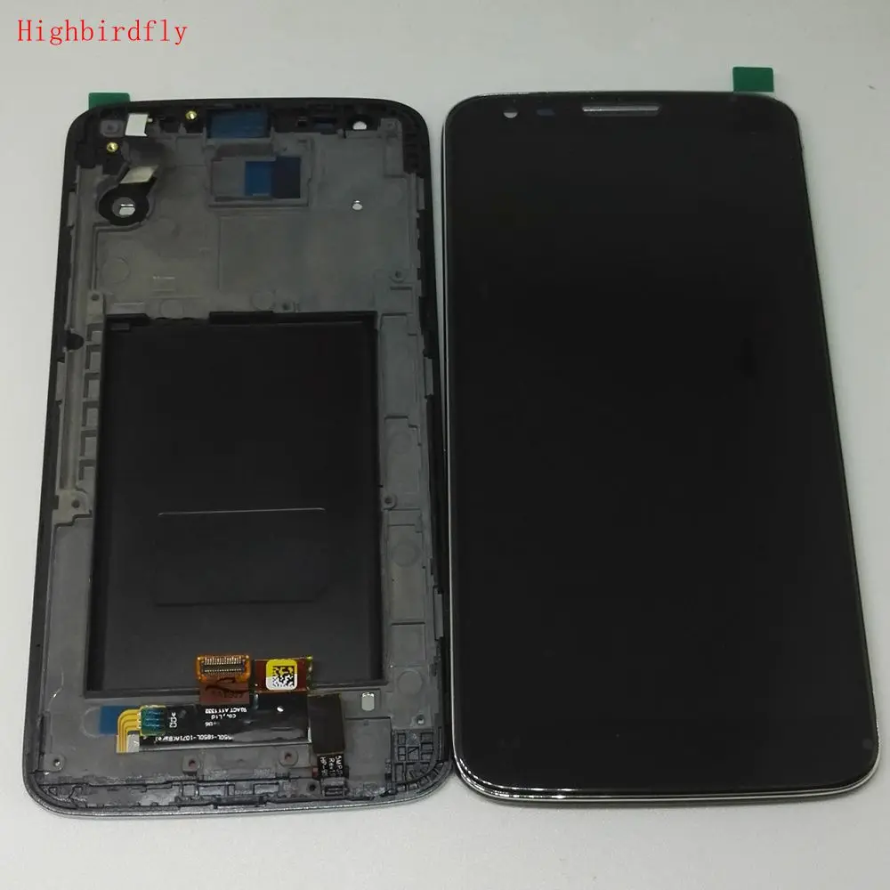 ЖК дисплей Highbirdfly для Lg G2 F320 F320L с сенсорным экраном дигитайзер стеклянная рамка