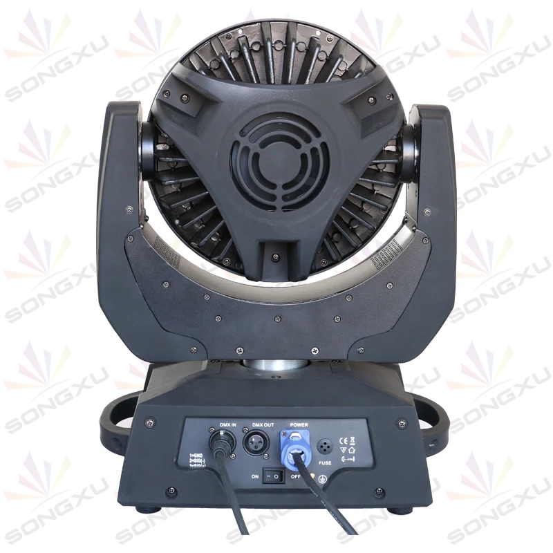 SONGXU F light чехол 4 шт./партия 108x3 Вт RGBW светодиодный светильник с подвижной головкой