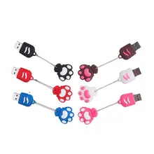 2pcs/1Lot Cute Cat Palm Usb Flash Drive 4GB 8GB 16GB 32GB 64GB Pendrives U Disk Flash Card hot sale Pen Drive Memory stick