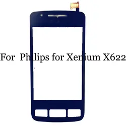 2 шт. для Philips для Xenium X622 Сенсорный экран планшета Сенсор Замена для Philips X 622 сенсорная панель с шлейфом