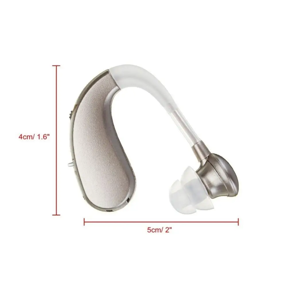 Rechargeable Mini TPE Hearing Aid For The Elderly Hearing Loss Sound Amplifier Ear Care Tools 2 Color Adjustable Hearing Aids