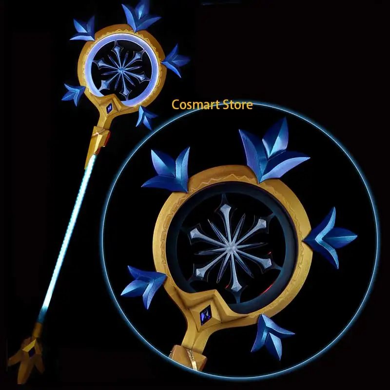 

PU 3D Wand!High Quality Game LOL figure Soraka Ice and Snow Cosplay Weapon Props Hand-made High quality New 2019 free shipping