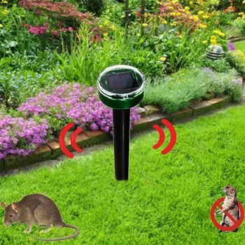 

4 PCS Solar Repellers Home Garden Ultrasonic Repeller Courtyard Garden Lawn Animal Electronic Drive Solar Mouse Repeller