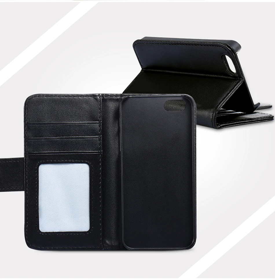 KISSCASE Wallet Pouch Style Flip Leather Case For iPhone 6 6S Plus 5 5S SE 5C 4 4S Photo Frame + Card Slots Stand Magnetic Cover (10)