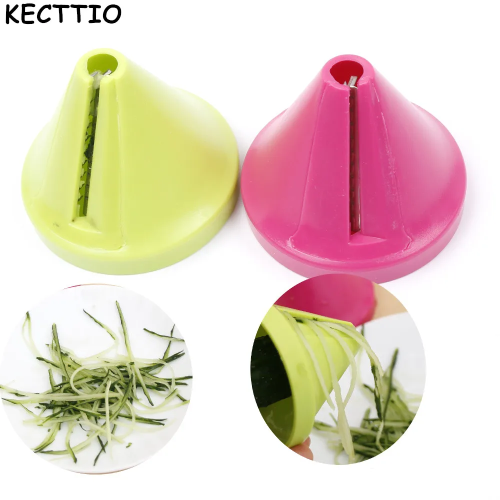 

Kitchen Tools Accessories Gadget Funnel Model Spiral Slicer Vegetable Shred Device Cooking Salad Carrot Radish Cutter