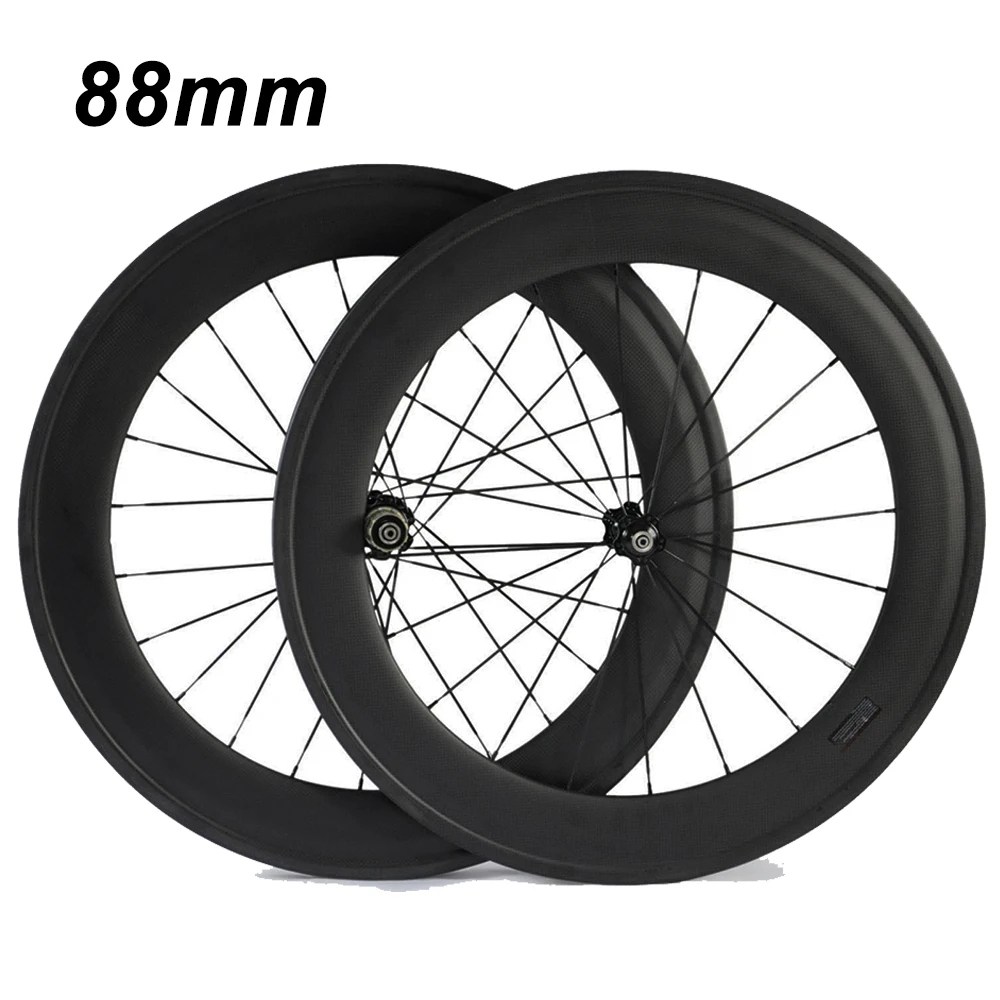 Flash Deal ELAPTOP carbon wheelset A271SB Standard wheel 38mm 50mm 88mm depth carbon wheels clincher 23mm width road bike bicycle wheels 3