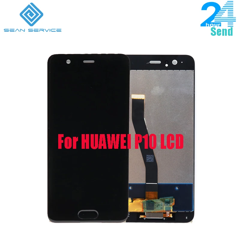 

For Huawei P10 LCD Display Touch Screen Digitizer Assembly With Frame Replacement VTR-L09 VTR-L10 VTR-L29 For 5.1" in stock